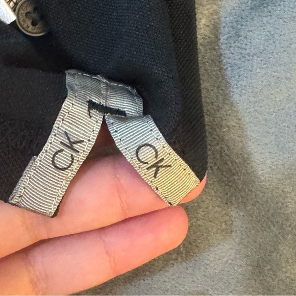 Calvin Klein Black Polo Shirt Classic Cotton Blend
#1001 - Picture 6 of 7